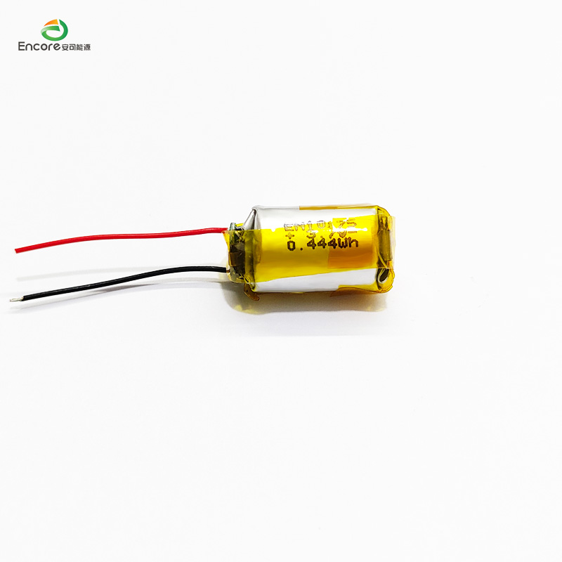 3.7v 120mah lityum polimer pil