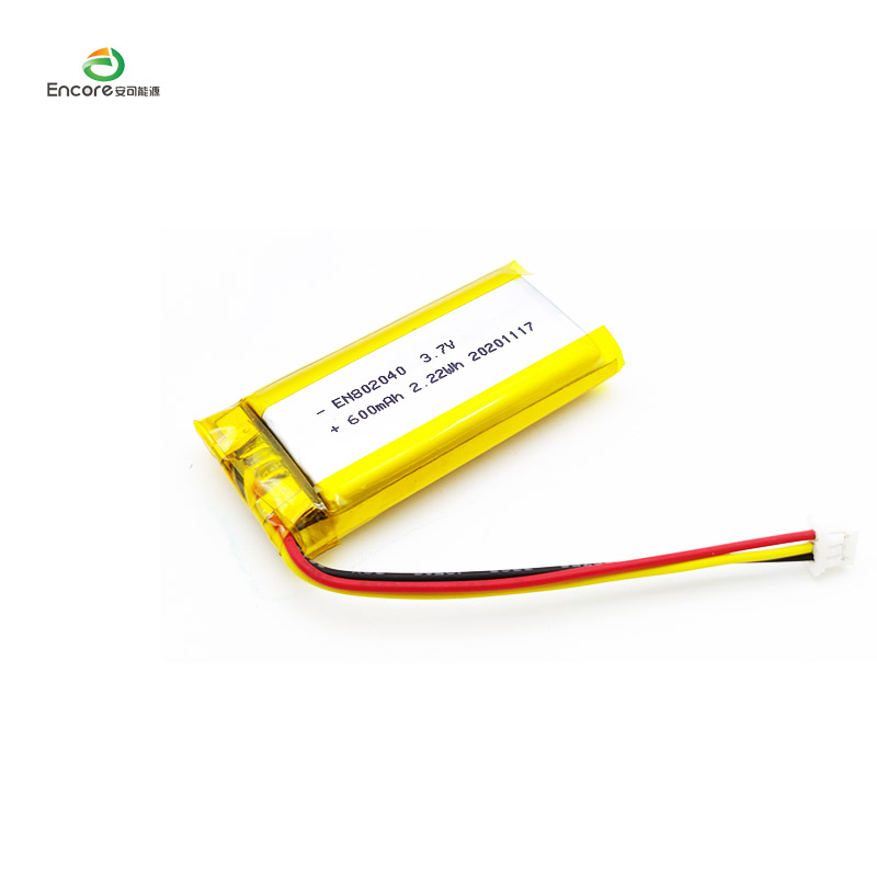 3.7v 600mah 2.22wh Li İyon Pil