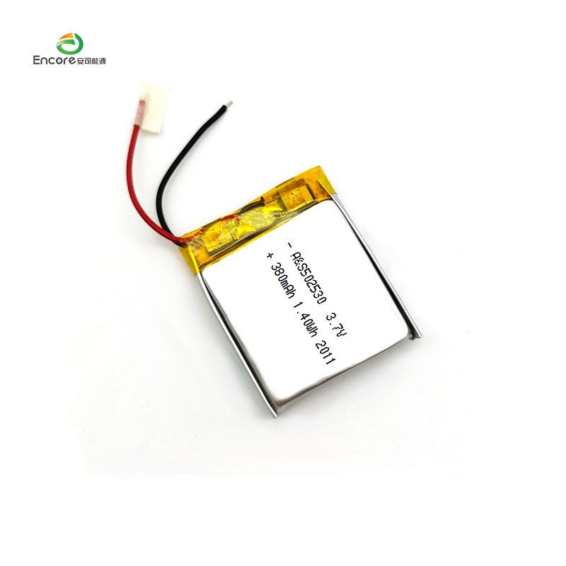 3.7V lityum polimer 502530
