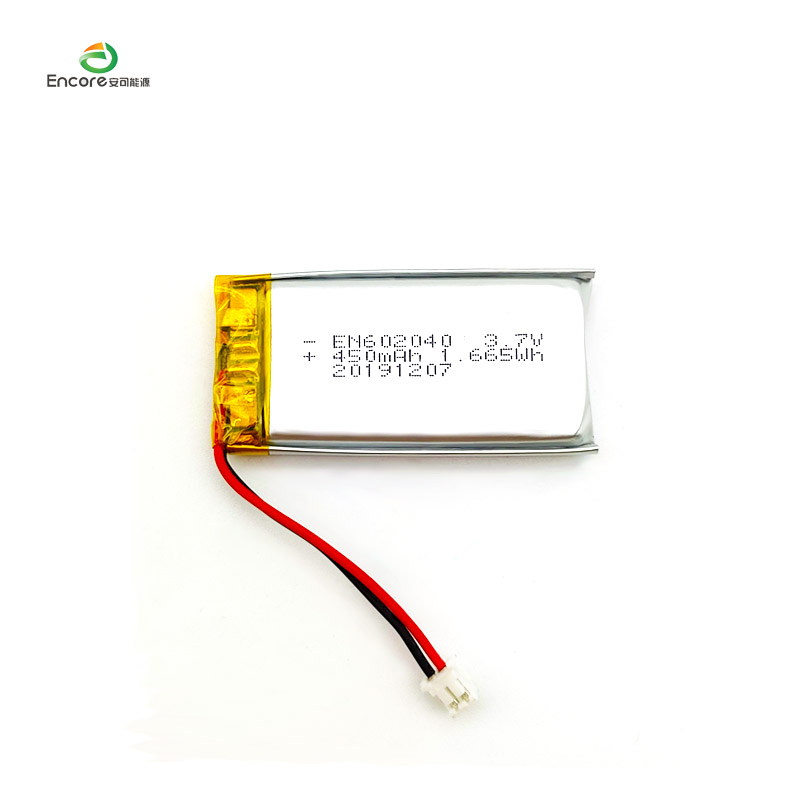 602040 3.7v 450mah Li Polimer Pil