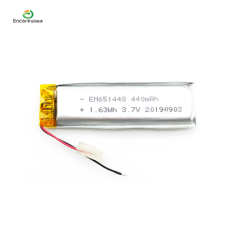 651448 450mah 3.7v lipo pil