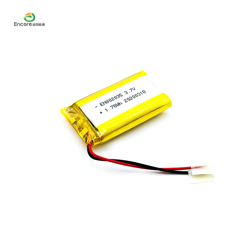 802035 3.7v 480mah Li Polimer Pil