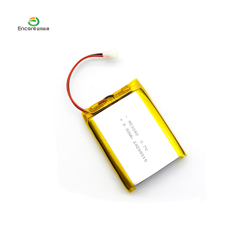 953848 2400mAh 3.7V şarj edilebilir lipo hücresi